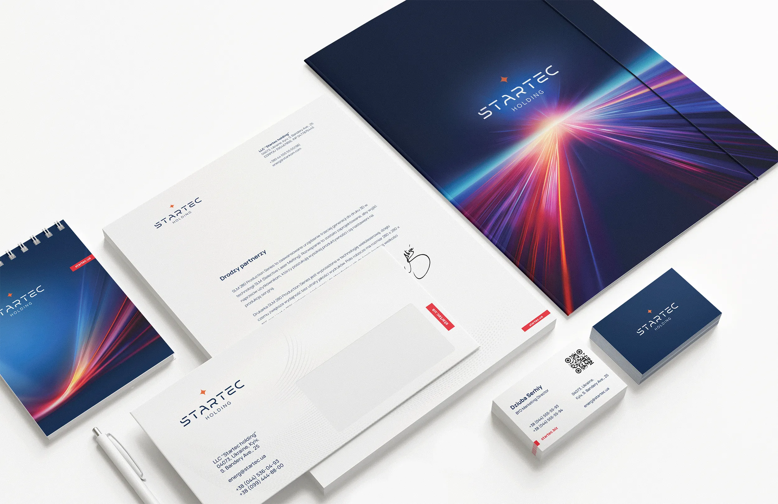 Фірмовий стиль Startec Holding
